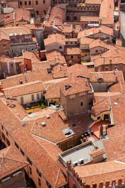 Torre degli Asinelli 'den Bologna Panoraması