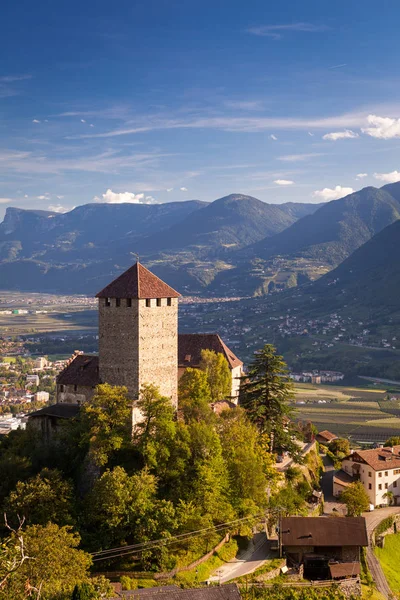 Vista Panorámica Del Castillo Tirolo Tirol Del Sur Bolzano — Foto de Stock