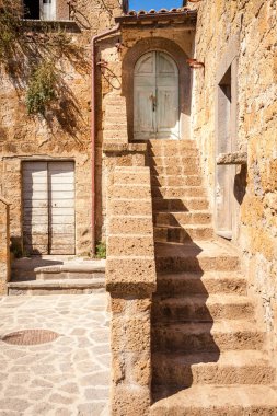 Civita di Bagnoregio manzaralı, Lazio, İtalya
