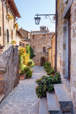 Civita di Bagnoregio manzaralı, Lazio, İtalya