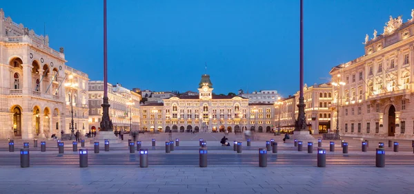 Vista Panorâmica Unificação Quadrada Itália Trieste Friuli Venezia Giulia Itália — Fotografia de Stock