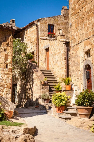 Malowniczy Widok Civita Bagnoregio Lazio Włochy — Zdjęcie stockowe