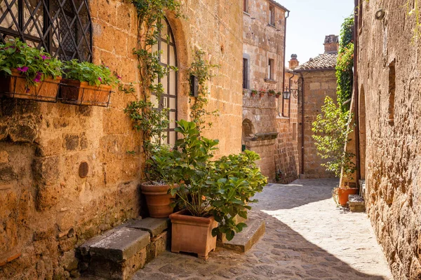 Civita di Bagnoregio manzaralı, Lazio, İtalya