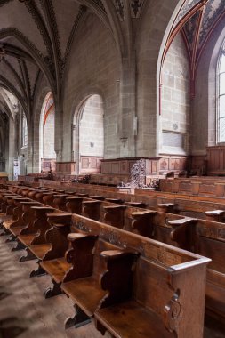 İsviçre 'deki Bern Katedrali' nin içi