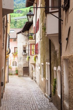 Brunico 'nun merkezindeki sokaklar