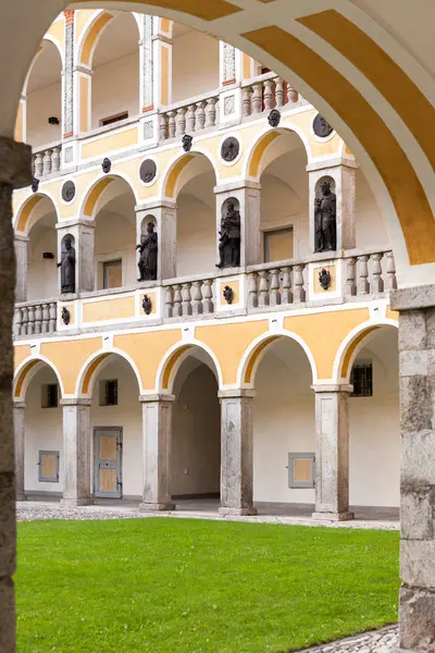 Vista Panorâmica Palácio Bispo Bressanone — Fotografia de Stock