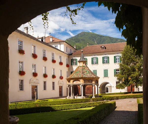 Vista Panoramica Abbazia Novacella — Foto Stock