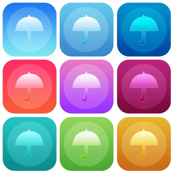 Set Simple Icons — Stock Photo, Image