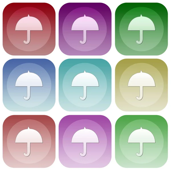 Set Simple Icons — Stock Photo, Image