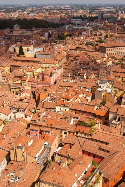 Torre Degli Asinelli Den Bologna Panoraması — Stok fotoğraf