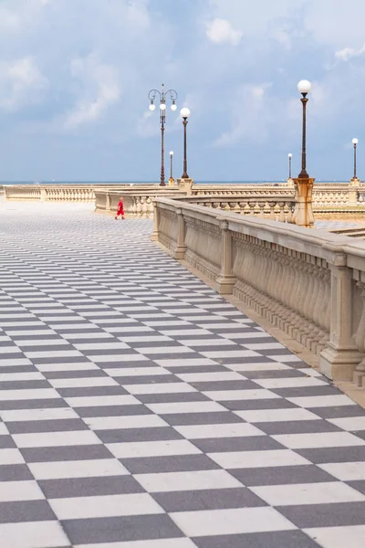 Vista Panorámica Terrazza Mascagni Livorno Toscana — Foto de Stock