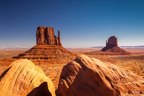 Vista Panorâmica Monument Valley Eua — Fotografia de Stock