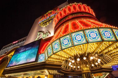 Işıklı Las Vegas gece