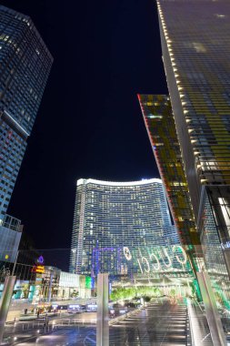 Işıklı Las Vegas gece