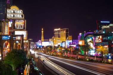 Işıklı Las Vegas gece