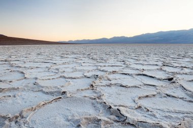 Badwater'da Gün Batımı, Ölüm Vadisi, Ca, Amerika Birleşik Devletleri