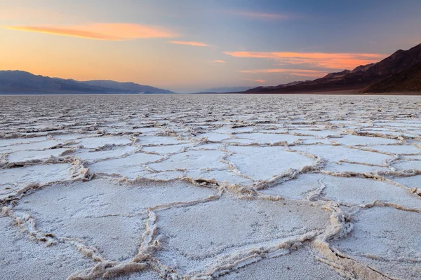 Badwater'da Gün Batımı, Ölüm Vadisi, Ca, Amerika Birleşik Devletleri