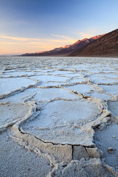 Badwater'da Gün Batımı, Ölüm Vadisi, Ca, Amerika Birleşik Devletleri