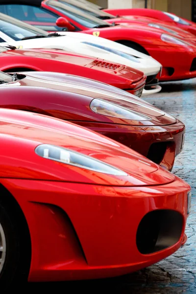 Sammeln Parade Ferrari Valenza — Stockfoto