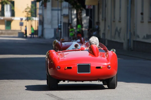 Sammeln Parade Ferrari Valenza — Stockfoto