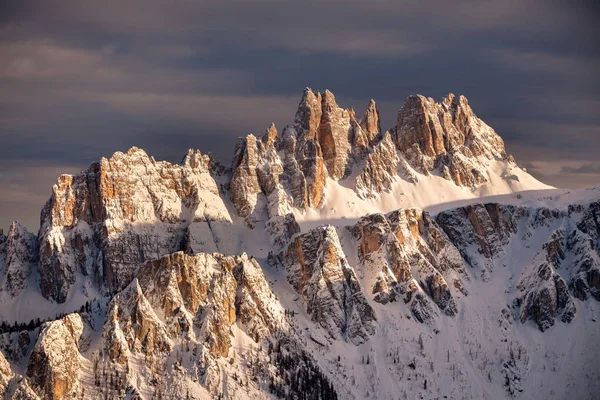 Vyhlídkový Pohled Cime Fanes — Stock fotografie