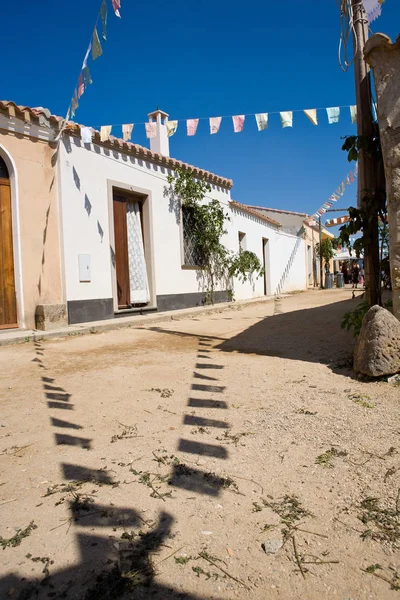 Casas Antiguas Cerdeña Día Soleado Italia — Foto de Stock