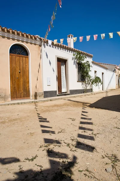 Casas Antiguas Cerdeña Día Soleado Italia — Foto de Stock