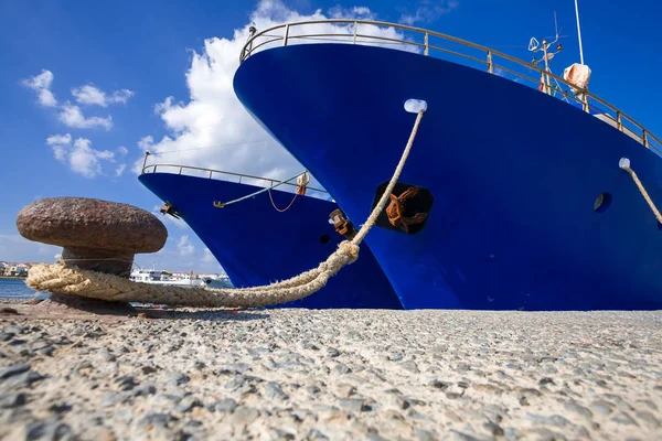 Stationary Ships Port — Stock Photo, Image