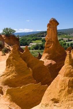 Ocre Roussillon Kaynağının Yolu