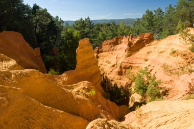 Ocre Roussillon Kaynağının Yolu