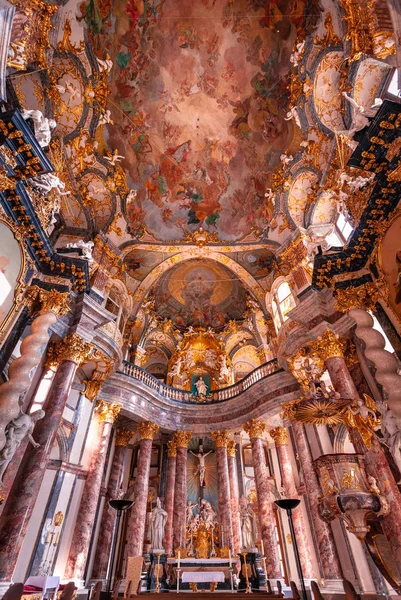 Court Chapel Hofkirche Wurzburg Duitsland — Stockfoto