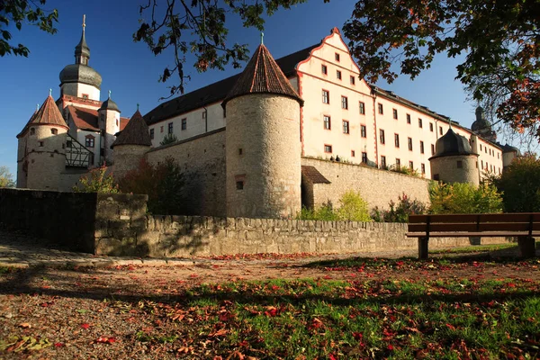 Κάστρο Στο Wurzburg Γερμανία — Φωτογραφία Αρχείου