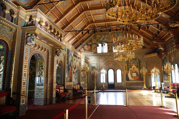 Almanya 'daki Neuschwanstein Şatosu, iç mekan