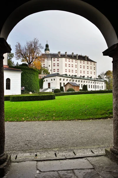 Malerischer Blick Auf Schloss Ambras Innsbruck — Stockfoto