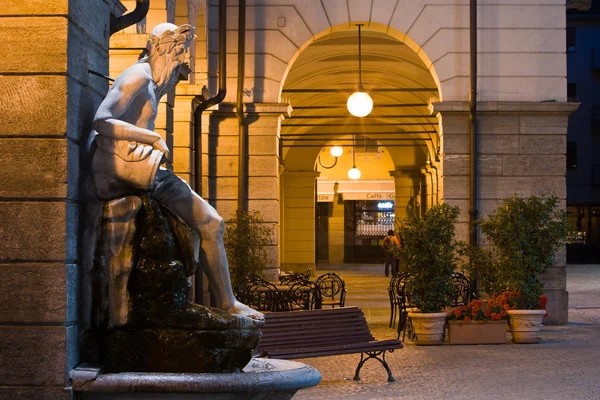 Blick Auf Die Statue Aosta — Stockfoto