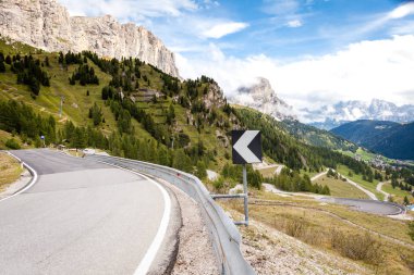 dağların doğal görünümü, seçici odak
