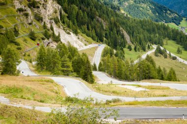 dağların doğal görünümü, seçici odak