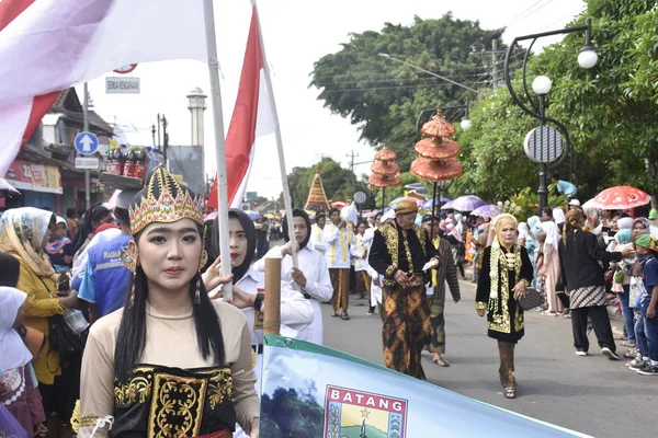 Cultural Parade Held Area North Coast Which Involved Many People — Stock Photo, Image