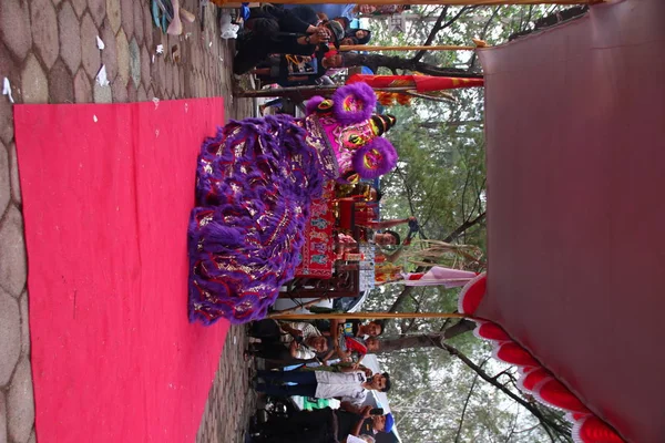 Peh Cun Barongsai Und Drachenboot Brennen Unter Indonesischstämmigen Indonesiern Chinesischer — Stockfoto