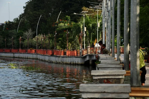 Menara Pandang Banjarmasin Uma Das Atrações Turísticas Banjarmasin City Nesta — Fotografia de Stock