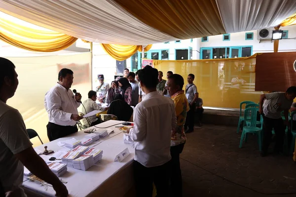 Batang Java Central Indonésia Março 2019 Eleitores Eleições Gerais Que — Fotografia de Stock