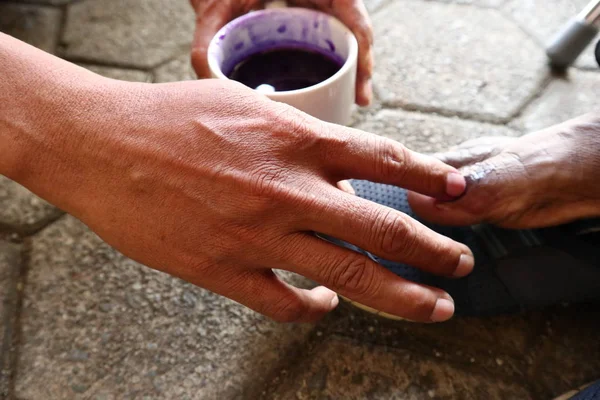 Batang Java Central Indonésia Março 2019 Eleitores Eleições Gerais Que — Fotografia de Stock