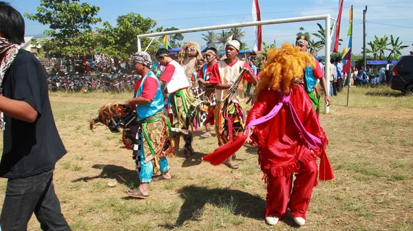 Kuda Lumping Bir Cava Geleneksel Sanat Ayrıca Mistik Dans Batang — Stok fotoğraf