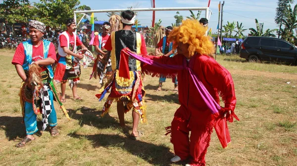 Kuda Lumping Bir Cava Geleneksel Sanat Ayrıca Mistik Dans Batang — Stok fotoğraf