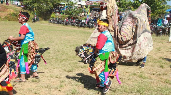 Kuda Lumping Bir Cava Geleneksel Sanat Ayrıca Mistik Dans Batang — Stok fotoğraf