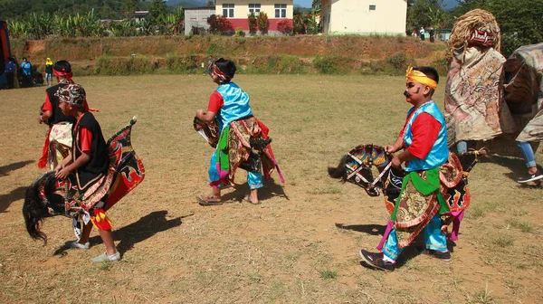 Kuda Lumping Bir Cava Geleneksel Sanat Ayrıca Mistik Dans Batang — Stok fotoğraf