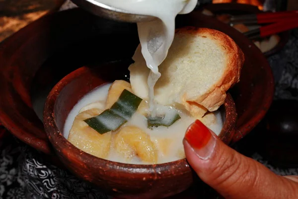 Bongko é um alimento de Java Central feito de farinha de arroz — Fotografia de Stock