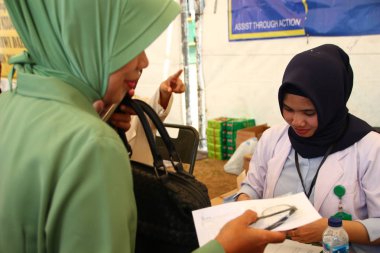 Topluma ücretsiz tedavi sağlayarak sosyal hizmet faaliyetleri, Batang Endonezya18 Eylül 2019