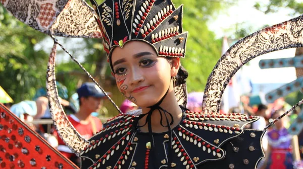 Pekalongan Indonézia 2019 Október Gyönyörű Nők Jóképű Férfiak Vesznek Részt — Stock Fotó