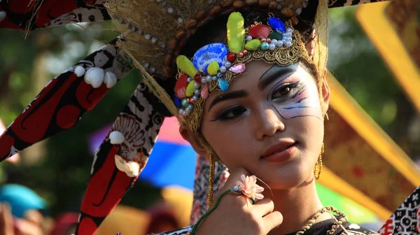 Pekalongan Indonesië Oktober 2019 Mooie Vrouwen Knappe Mannen Doen Mee — Stockfoto